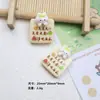 Acessórios de Resina DIY Desenho Animado Coelho Melancia Cola de Creme Grampos de Cabelo Feitos à Mão Elásticos para Cabelo Capa de Celular Fivela de Sapato Materiais de Decoração