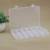 Caja de Almacenamiento de Plástico Transparente de Bajo Perfil con 24 Compartimentos Caja de Joyería Caja de Almacenamiento para Clasificación y Organización Caja de Almacenamiento para Artículos Varios Caja para Piezas Pequeñas