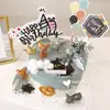 Decoración de pastel de cumpleaños de Gato y Ratón Tom Gato Jerry enchufe para pastel decoración de fiesta de cumpleaños
