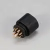 Conector de Sinal M8 Macho e Fêmea Mini Nylon Núcleo de Borracha Plug para Veículo Elétrico Plug de Aviação Conector à Prova d'Água M8