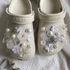Novo Crocs Acessórios de Sapatos Transfronteiriços Desenho Animado Kuromi Estéreo Sapatos Flor Fivelas de Sapatos Acessórios Criativos DIY Decorações de Sapatos