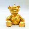 Oso Diamante 7 Colores Oso Metálico Estéreo 3D Regalo de Navidad Regalo para Pareja Vela de Cumpleaños Fabricante Mayorista