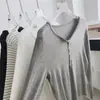 Camiseta de Manga Longa Base para Máscara de Lyocell Tencel Refrescante para Mulheres, Verão e Outono Fina Slim Fit Decote V Malha com Proteção Solar