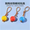 Brinquedo de morder para pets mais vendido da Amazon com corda, bola elástica resistente a mordidas, brinquedo interativo de arremesso para alívio do tédio, direto do fabricante