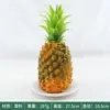 Modelo de Abacaxi Real Plástico Falso Fruta Abacaxi Exibição Fotografia de Natureza Morta Adereço Decorativo Ornamento Brinquedo