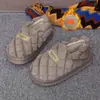 Zapatos de otoño e invierno para mujer Baotou, de suela gruesa, cálidos, de felpa, para maternidad, pantuflas de algodón, zapatos de casa para pareja, especiales para uso posparto
