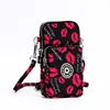 Bolsa diagonal para teléfono móvil al por mayor Nueva Bolsa pequeña para mujer Bolsa de tela para teléfono móvil bolsa vertical para cuello brazo muñeca monedero