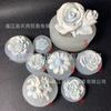 DIY gota cola flor rosa girassol Margarida gota cola decorativa silicone molde gesso cristal gota cola material