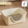 Banheira vaso sanitário para cachorro, vaso sanitário de aço inoxidável para cachorro, caixa de areia anti-cocô para cachorro, suprimentos para animais de estimação, vaso sanitário para cachorro para atacado