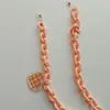 Estilo Coreano Flores Frescas Frutas Amor Acrílico Cordão Colar Corrente para Óculos Anti-perda Corrente para Máscara Corrente para Fone de Ouvido Mulheres
