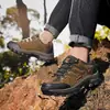 Daifa transfronterizo talla grande Otoño e Invierno al aire libre Casual para pareja Zapatos de senderismo Zapatos de running campo a través para hombre Senderismo para mujer