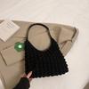 2025 Nuevo Bolso de Hombro de Lona con Forma de Nube de Aire y Flor para Verano Bolso Vacío Bolso de Mano Simple para Estudiante