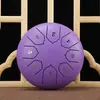 Tambor Etéreo de 3 Pulgadas y 6 Tonos Tambor de Lengua de Acero Mini Portátil Tambor de Mano Instrumento de Percusión para la Iluminación Musical Infantil Tambor Olvídame