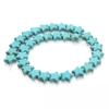 Turquesa sintética estrella de cinco puntas estrella de cinco puntas colorida cuentas sueltas de turquesa estrella de cinco puntas blanca joyería DIY accesorios con cuentas
