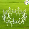 Valla de Jardín de Plástico Popular Estilo Europeo Montada en el Suelo Transfronteriza, Valla Pastoral, Valla Pequeña de Jardín Práctica Fabricante Venta al por Mayor