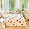 Funda de cama de terciopelo de leche, forro polar, tatami, sábana de franela gruesa de una sola pieza, para dormitorio de estudiantes