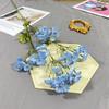 Nueva simulación nomeolvides decoración de boda pequeña floral hogar flor falsa suave color encaje flor para llevar flor