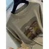 [Recomendação Principal] Nova Coleção Primavera/Verão 26 Yuran: Camisa de Manga Curta com Estampa Tuscany Wilderness Lavada com Enzimas