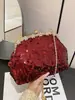 Moda de Cadeia de Moedas para Bolsa de Comércio Exterior Nicho Feminina 2026 Nova Bolsa de Lantejoulas de Alto Padrão Bolsa de Ombro Transversal com Personalidade