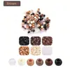 Promoção Quente da Amazon Balde Acrílico Contas Pony Beads Tecido Feito à Mão DIY Pulseira Contas Plásticas Acessórios de Joias