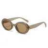 Nuevas Gafas de Sol Ovaladas Retro Europeas y Americanas Transfronterizas para Fotografía Callejera, Protección Solar, Senderismo al Aire Libre y Protección UV