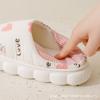 Sapatos de Maternidade com Cobertura de Calcanhar, Sapatos de Confinamento de Sola Grossa Antiderrapante para Quatro Estações para Mulheres, Confortáveis e Respiráveis, Sapatos de Maternidade de Sola Macia para Uso Interno e Externo para Primavera e Verão para Gestantes