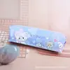 Estuche de Lápices de Dibujos Animados Sanrio Estudiantes de Primaria Gran Capacidad Cremallera Bolsa para Lápices Linda Alto Valor Almacenamiento Caja de Papelería para Niños