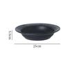 Vajilla de cerámica vintage de estilo japonés, plato de sombrero de paja de postre occidental, plato de olla caliente de restaurante, plato de sopa de ensalada de frutas, plato hondo para aperitivos
