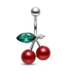 Joyería para Piercing Transfronteriza de Amazon Europea y Americana Luna Estrella Anillo para Ombligo Acero Inoxidable Cereza Hebilla para Ombligo Uña para Ombligo