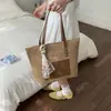 Bolso de Axila de Gran Capacidad de Gama Alta Estilo Coreano Bolso de Mano para Mujer 2026 Nuevo Bolso Tejido de Paja Bolso de Hombro Simple