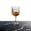 Copa de Vino Tinto de Cristal, Copa de Vino para Uso Doméstico, Copa de Pie Alto, Juego de Copas de Vino, Estilo Sencillo, Minimalista Moderno