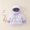 Chaqueta de Invierno de Algodón para Niños 2026 Nuevo Estilo Niños Pequeños y Medianos Elegante Floral Cálido Ropa de Invierno Chaqueta de Algodón para Niñas Chaqueta de Niña Pequeña