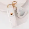Transfronteiriço pequeno espelho boca envelope vermelho chaveiro moda pequena fragrância pingente criativo moeda bolsa chaveiro presente pingente