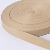 Fita de Poliéster-Algodão de Trama Simples para Mochila Cinto Elástico de Yoga Cós Bolsa de Lona Portátil Tecelagem de Amarração para Acessório de Roupa de Algodão