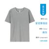 Camiseta de manga corta para hombre algodón compacto peinado siro cuello redondo suelto manga corta camiseta publicitaria camiseta de manga corta para parejas personalizada
