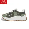 28192 Zapatos de Moda tipo "Dad Shoes" de Suela Gruesa para Mujer, Nuevos Modelos Primavera y Verano, Ligeros, Versátiles, Malla, Transpirables, que Aumentan la Altura, Deportivos y de Ocio