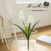 Flores Artificiales, Jacintos de Dos Cabezas, Artículos Creativos para Decoración del Hogar, Accesorios para Paredes de Plantas, Venta al por Mayor de Flores del Fabricante de Jinhua