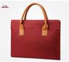 Bolso de mano para ordenador portátil de negocios para hombre, sencillo, de 15,6 pulgadas, con logotipo, venta al por mayor