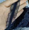 Borda Elástica Cor Auricularia Renda Elástica Acessórios Malha Plissada Elástica Banda DIY Material Decorativo para Roupas