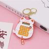 Llavero de Diseño Pequeño de Hardware Creativo Muñeco de Dibujos Animados de Goma Suave Lindo Colgante Fácil de Llevar Colgante para Llaves de Bolso