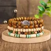Pulseras Hechas a Mano con Cuentas de Venta Caliente Transfronterizas para Hombres y Mujeres, Pulseras, Brazaletes, Regalos Portátiles, Estilo Simple Retro Europeo y Americano