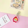 Chaveiro de Urso Coração Girly Japonês e Coreano Celeb da Internet Coelho Desenho Animado Fofo Pingente de Bolsa Pingente de Conjunto de Fones de Ouvido Simples