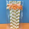 Topper para Pastel de Pajita de Papel con Lazo 10 Piezas Decoración Creativa de Mesa de Postres Tarjeta Inserto Fiesta