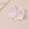 Venta transfronteriza de accesorios para el cabello de niños, pasador de mariposa de lana para bebé, pinza lateral de perla que no daña el cabello de las niñas, fabricantes al por mayor
