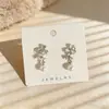 Pinzas para Orejas Estilo Coreano Sin Perforación, Pendientes de Diseño Genial para Mujer, Pinzas para Cartílago de Oreja de Mariposa con Borla Larga de Perlas, Gama Alta