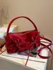 Bolsa Feminina Shuai Mi Jia Plissada Moda Estilo Coreano Ombro Único Transversal para Mulheres 2026 Outono Inicial Nova Ins Texturizada Chique Pequena Quadrada