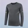 [Essencial de Outono] Camiseta Masculina Lisa Versátil de Corte Solto com Gola Redonda e Manga Longa, Top Casual Tendência de Marca para Outono