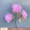Nova Decoração de Teto para Salão de Casamento com Grande Peônia de 3 Cabeças Arranjo de Flores no Local Janela Ornamento para Casa Flor de Seda de Haste Única
