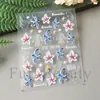 Belleza Total Transfronterizo Nuevo 5D Tridimensional Relieve Estrella de Mar Océano Concha Flor de Cinco Pétalos Flor de Hielo Pegatinas para Uñas