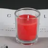 Velas sin humo de confesión transfronteriza velas de propuesta romántica de copa de vidrio varios colores velas a prueba de viento de emergencia velas del Día de San Valentín